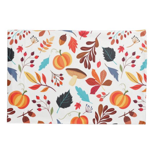 Mooi herfstpatroon kussensloop (Achterkant)