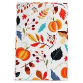Mooi herfstpatroon medium cadeauzakje (Achterkant)