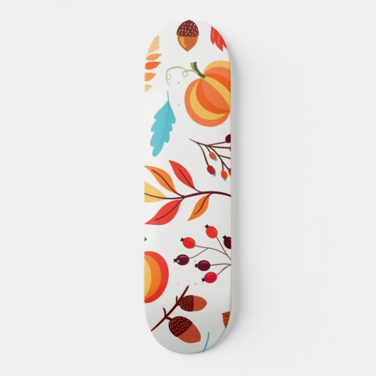 Mooi herfstpatroon persoonlijk skateboard (Voorkant)