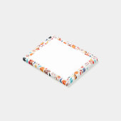 Mooi herfstpatroon - post-it® notes (Schuin)