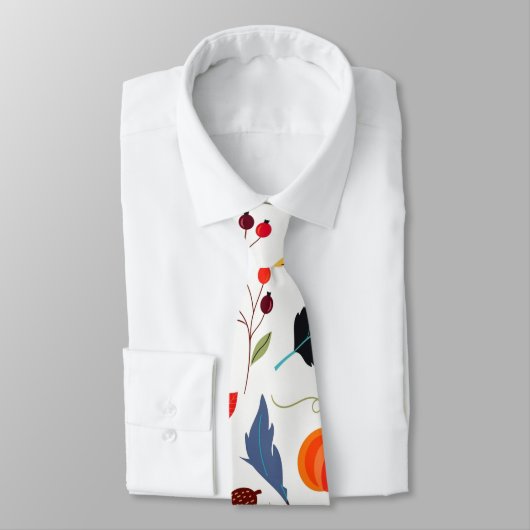 Mooi herfstpatroon stropdas (Gebonden)