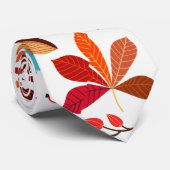 Mooi herfstpatroon stropdas (Opgerold)