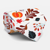 Mooi herfstpatroon - stropdas (Opgerold)