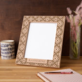 Mooi herhalingspatroon gegraveerde lijstjes (Links)