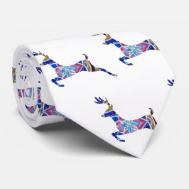 Mooi hert mandala kunst Stropdas