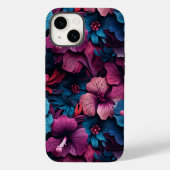Mooi Hibiscus bloempatroon Case-Mate iPhone Case (Achterkant)