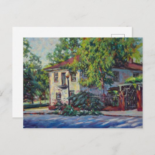 Mooi historisch huis in New Harmony Indiana Briefkaart (Voorkant / Achterkant)