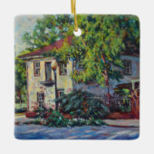 Mooi historisch huis in New Harmony Indiana Keramisch Ornament (Voorkant)