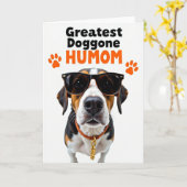 Mooi Hond Moeder Grootste Kaart (Gele Bloem)