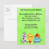 Mooi huis in de buurt Nieuw adres verhuis kaarten (Voorkant / Achterkant)