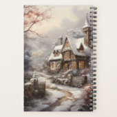 Mooi huis in de winter Scene, Naam wijzigen, Jaar Planner (Achterkant)