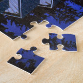 Mooi huis Jigzaag Puzzle Legpuzzel (Zijkant)