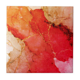 Mooi huis tegels blauw, goud tegeltje