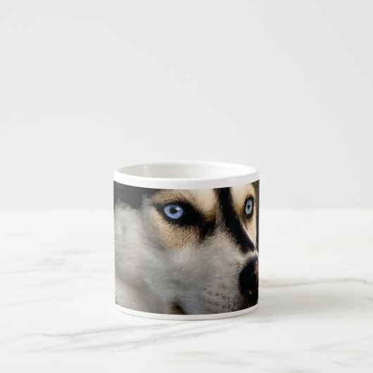Mooi Husky Sierkussen Espresso Kop (Voorkant)