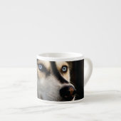 Mooi Husky Sierkussen Espresso Kop (Voorkant rechts)