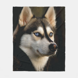 Mooi Husky Sierkussen Fleece Deken