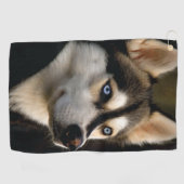 Mooi Husky Sierkussen Golfhanddoek (Horizontaal)