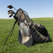 Mooi Husky Sierkussen Golfhanddoek (Groen)