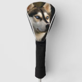 Mooi Husky Sierkussen Golfheadcover (Voorkant)