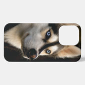 Mooi Husky Sierkussen iPhone Hoesje (Achterkant horizontaal)