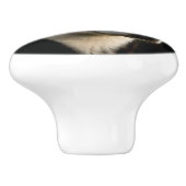 Mooi Husky Sierkussen Keramische Knop (Zijkant)