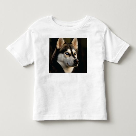 Mooi Husky Sierkussen Kinder Shirts (Voorkant)