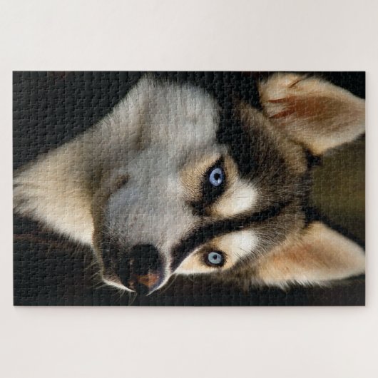 Mooi Husky Sierkussen Legpuzzel (Horizontaal)