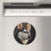 Mooi Husky Sierkussen Magneet (Insitu (Vaatwasser))