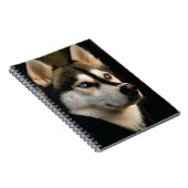 Mooi Husky Sierkussen Notitieboek (Rechterzijde)