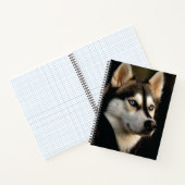 Mooi Husky Sierkussen Notitieboek (Binnen)