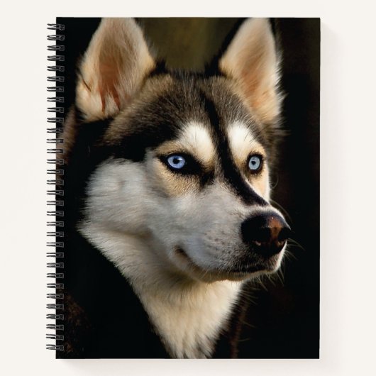 Mooi Husky Sierkussen Notitieboek (Voorkant)