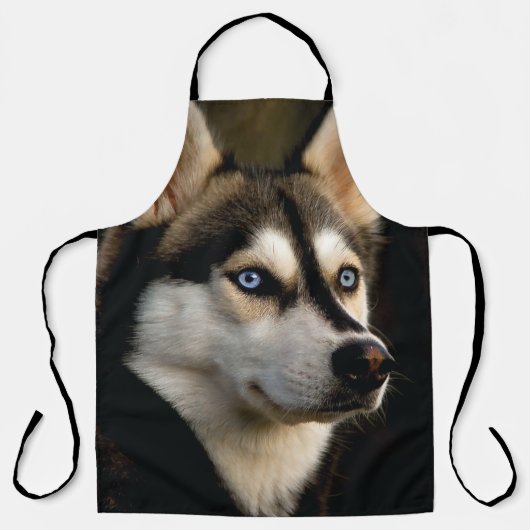 Mooi Husky Sierkussen Schort (Voorkant)