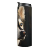 Mooi Husky Sierkussen Thermosbeker (Geroteerd rechts)