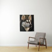 Mooi Husky Sierkussen Wandkleed (In situ)