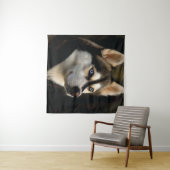 Mooi Husky Sierkussen Wandkleed (In Situ (horizontaal))