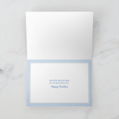 Mooi Iers zeegebied op maat 50e verjaardag Kaart (Binnen)