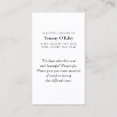 Mooi Iers Zegen Paarse Groen Visitekaartje (Achterkant)