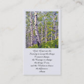 Mooi Iers Zegen Paarse Groen Visitekaartje (Voorkant)