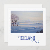 Mooi IJslands landschap fine art kaart (Voorkant / Achterkant)