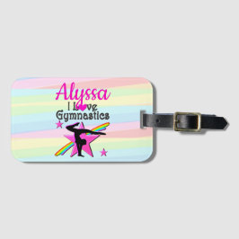 MOOI IK HOU VAN GYMNASTIEK DESIGN BAGAGELABEL