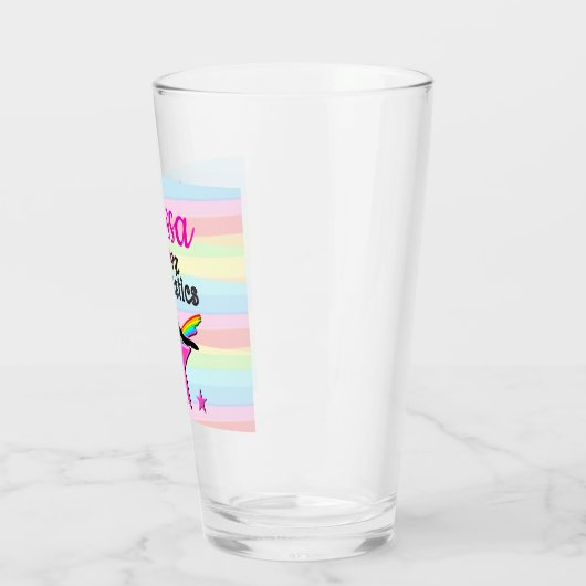 MOOI IK HOU VAN GYMNASTIEK DESIGN GLAS (Links)
