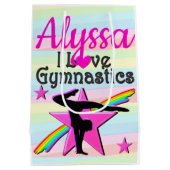 MOOI IK HOU VAN GYMNASTIEK DESIGN MEDIUM CADEAUZAKJE (Achterkant)