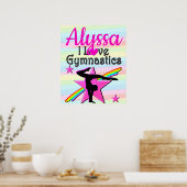 MOOI IK HOU VAN GYMNASTIEK DESIGN POSTER (Keuken)