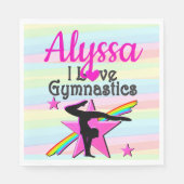 MOOI IK HOU VAN GYMNASTIEK DESIGN SERVET (Voorkant)