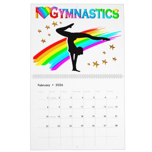 MOOI IK HOU VAN GYMNASTIEK KALENDER (Feb 2026)