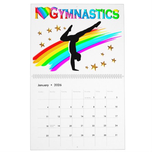 MOOI IK HOU VAN GYMNASTIEK KALENDER (Jan 2026)