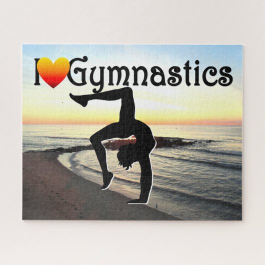 MOOI IK HOU VAN GYMNASTIEK PUZZEL (Horizontaal)