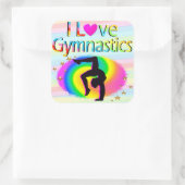MOOI IK HOU VAN GYMNASTIEK REGENBOOG STICKERS (Tas)