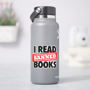 Mooi “Ik Lees Verboden Boeken” Boekminnend Sticker