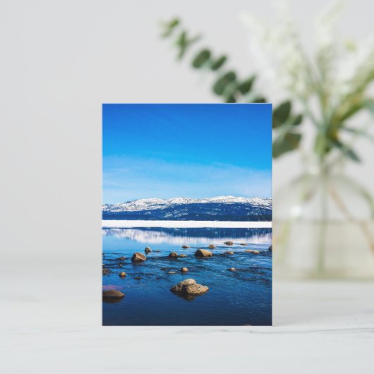 "Mooi in blauw" Briefkaart (Staand voorkant)